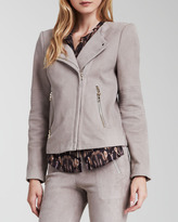 Thumbnail for your product : J Brand Ready to Wear Jacqueline Asymmetric Suede Jacket