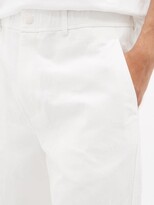 Thumbnail for your product : Valentino Logo-print Cotton-blend Shorts - White
