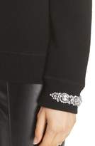 Thumbnail for your product : Michael Kors Embellished Cashmere & Cotton Blend Sweater