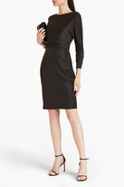Thumbnail for your product : DKNY Sleepwear Ruched metallic jersey dress