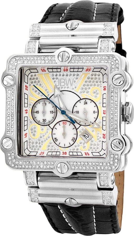 JBW Men's Phantom Diamond Watch, 46mm - 2.38 ctw