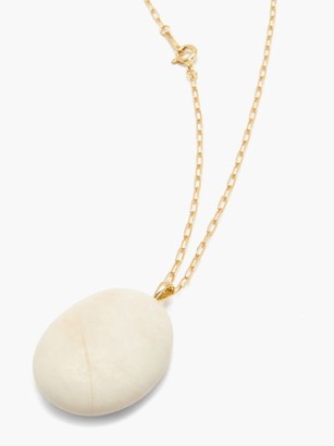 Cvc Stones Touch Diamond & 18kt Gold Pendant Necklace - White