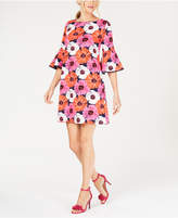 Thumbnail for your product : Pappagallo Bell-Sleeve Floral Shift Dress