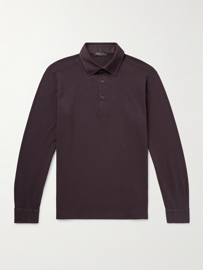 Loro Piana Cotton-Piqué Polo Shirt