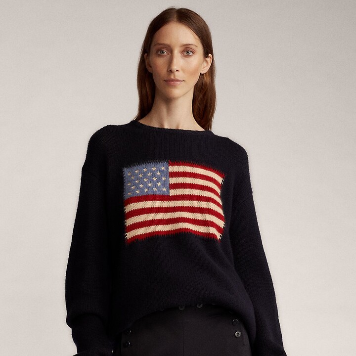 Ralph Lauren Flag Sweater | Shop the world's largest collection of fashion  | ShopStyle