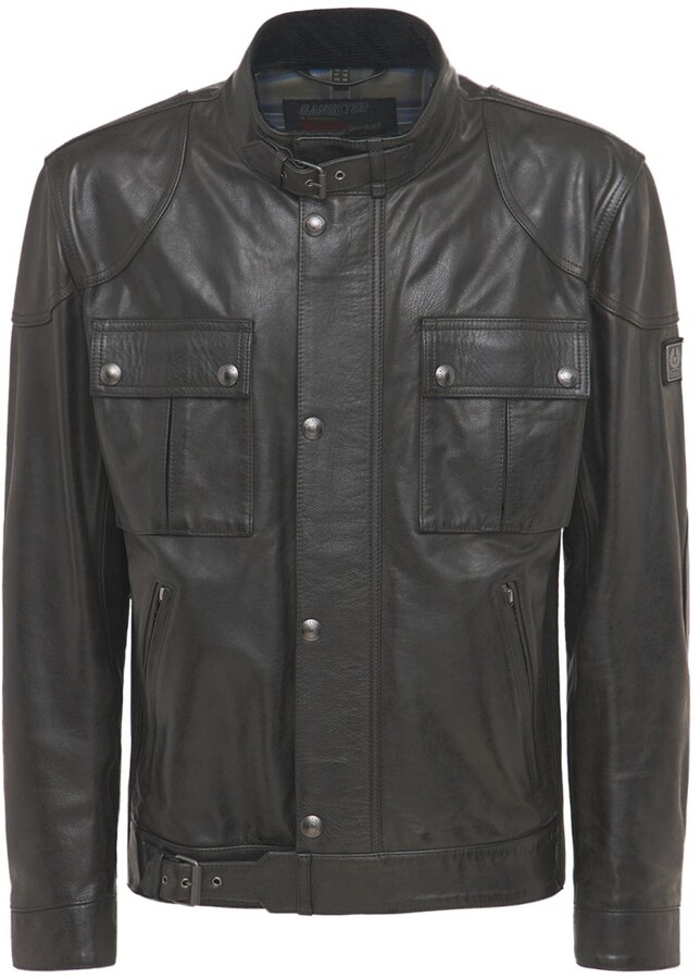 belstaff pershall leather jacket