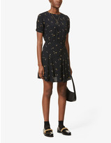 Thumbnail for your product : Sessun Lucie Dance floral-print crepe mini dress