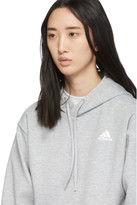 Thumbnail for your product : adidas Grey Original 3-Stripes Hoodie
