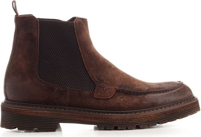 Corvari Elasticated Panelled Chelsea Boots