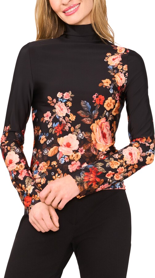 Ted Baker Placed Floral Turtleneck