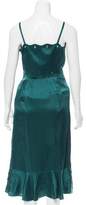 Thumbnail for your product : Thakoon Grommet-Accented Silk Dress