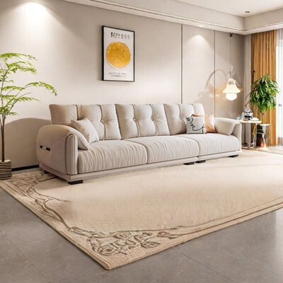 KANGLY Modern simple cloud cream wind light luxury sofa