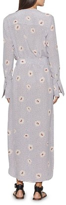 Equipment Connell Dotted Floral Silk Maxi Dress