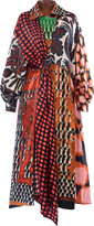 Women's Ryke Patchwork Silk Wrap Coat 