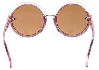 Karen Walker Circular Tinted Sunglasses