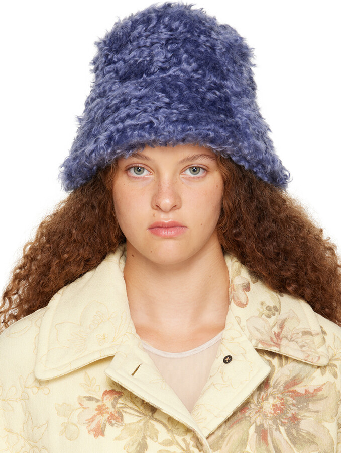Dries Van Noten Black & Green Len Lye Edition Bucket Hat