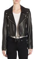 Thumbnail for your product : The Kooples Leather Cropped Jacket
