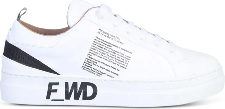 F_WD Text Print Sneakers
