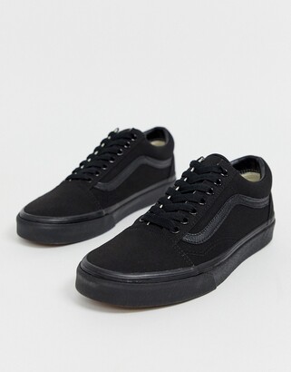 black chunky vans