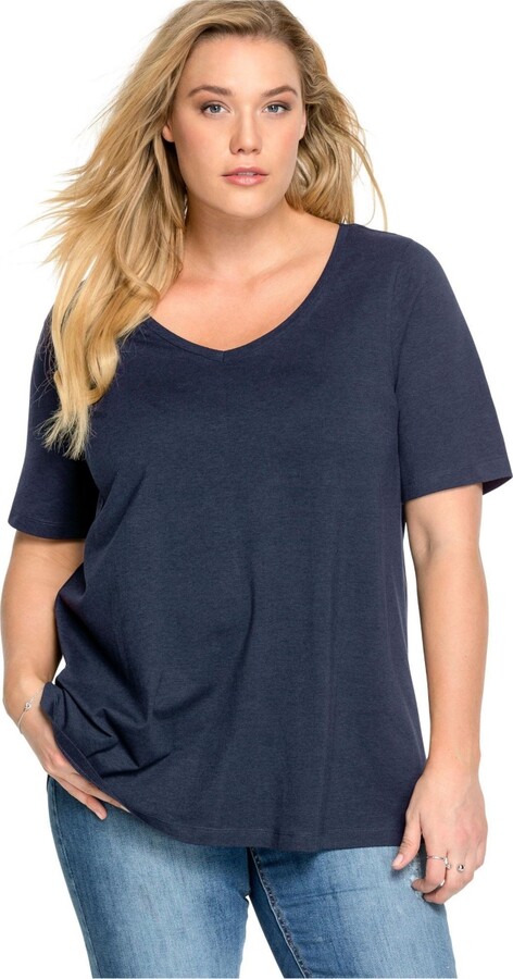 Ellos Women's V-Neck A-Line Tunic