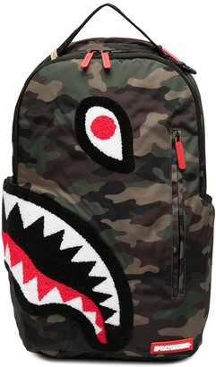 bape shark camouflage backpack