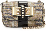 Thumbnail for your product : Christian Louboutin Sweet Charity Small Glitter Crossbody Bag, Black