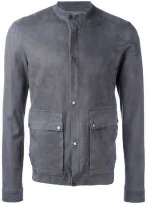 Salvatore Santoro buttoned leather jacket