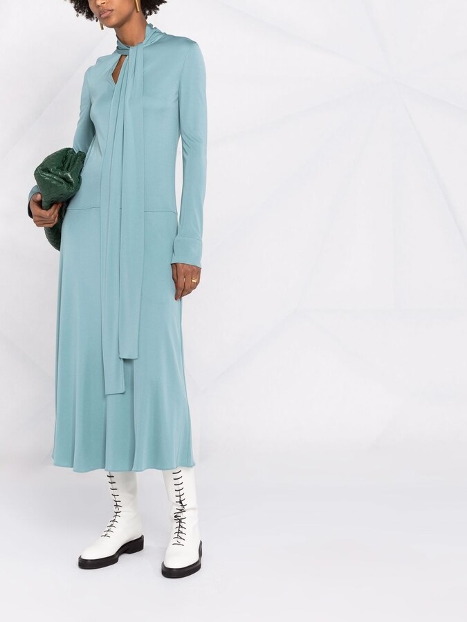 dropped waist midi dress