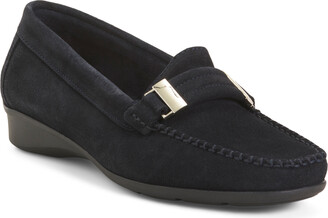 Womens Navy Moccasin Shoes | ShopStyle