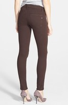 Thumbnail for your product : Genetic Denim 3589 Genetic 'Shane' Mid Rise Skinny Jeans (Chocolate)