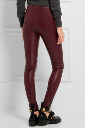 Balenciaga Stretch-leather skinny pants