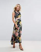 Thumbnail for your product : Yumi Flower Print Neck Dress
