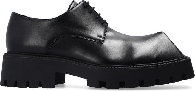 Balenciaga 'Inspector' Derby Shoes - Black - ShopStyle