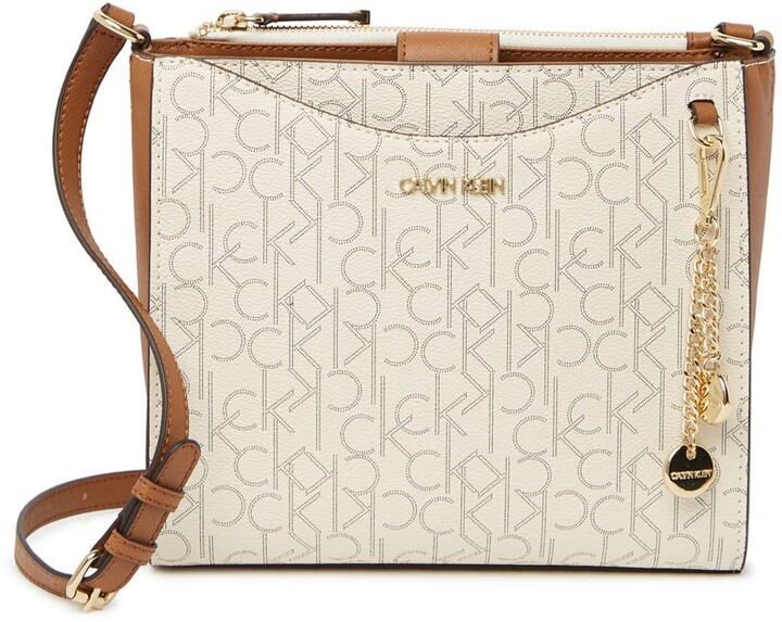 Calvin Klein Pindot Logo Messenger Bag ShopStyle