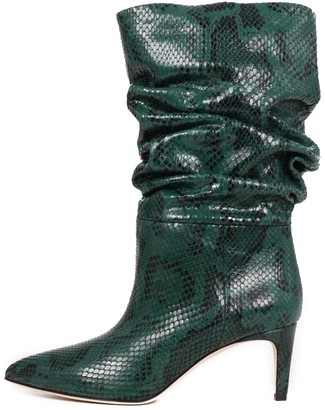 snake print boots