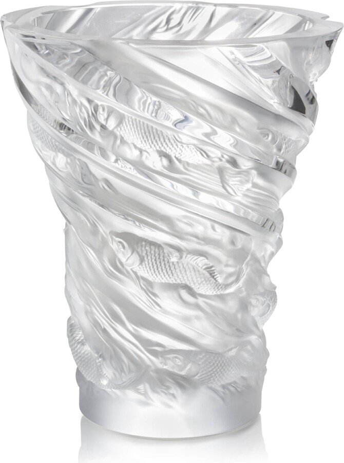 Lalique Koi Fish Vase