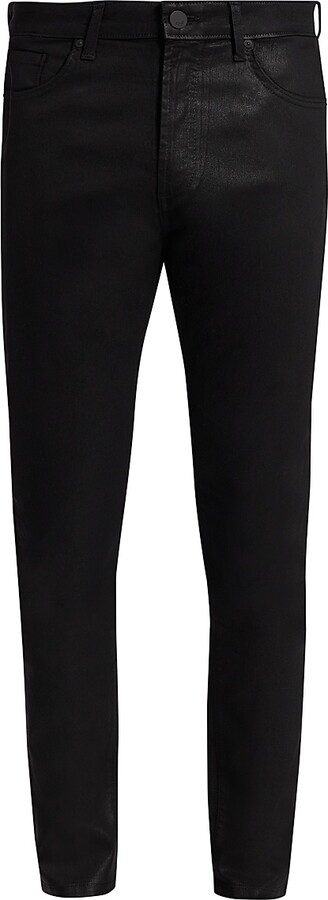 Monfrère Men's Greyson Skinny Jeans - Coated Noir - Size 28