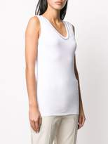 Thumbnail for your product : Brunello Cucinelli ribbed studded sleeveless top