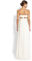Thumbnail for your product : Jay Godfrey Radel Strapless Cutout Gown