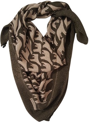 Givenchy Green Silk Scarves
