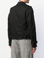 Thumbnail for your product : Alexander McQueen Logo Embroidered Biker Jacket