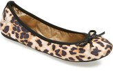 Thumbnail for your product : BUTTERFLY TWISTS 'Cleo Leopard' Foldable Ballerina Flat (Women)