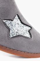 Thumbnail for your product : boohoo Womens Girls Star Detail Flat Boot