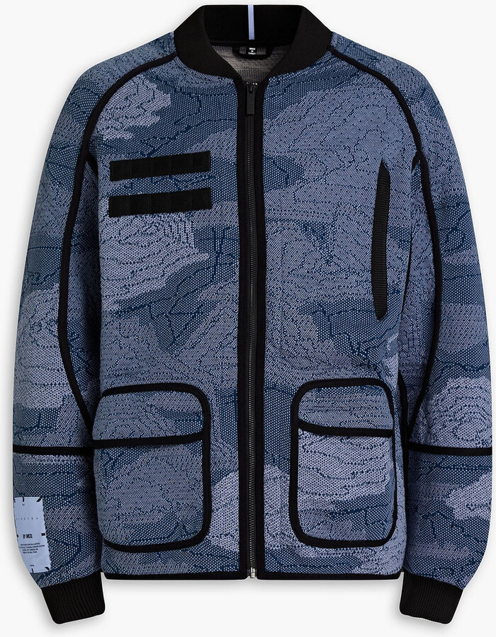 Louis Vuitton 2020 Monogram Jacquard Fleece Bomber Jacket w/ Tags