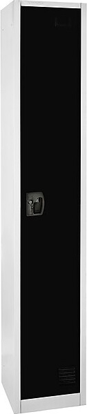 AdirOffice 72'' Single Tier Black Storage Locker (629-201-BLK)