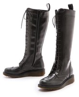 Thumbnail for your product : Studio Pollini Tall Combat Boots