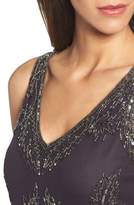 Thumbnail for your product : Pisarro Nights Beaded Tiered Popover Gown