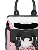 Thumbnail for your product : Alexander McQueen Mini Heroine Flowers On Leather Bag