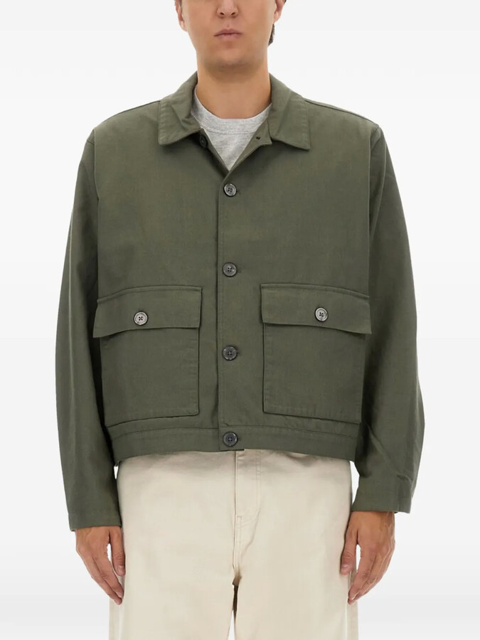 Obey Flap-Pocket Shirt Jacket
