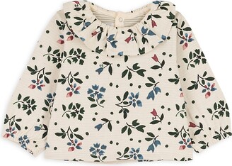 Petit Bateau Baby's & Little Girl's Ruffled Floral Top